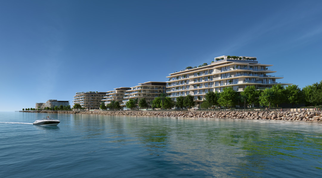 Bashayer Residences waterfront exterior, Hudayriyat Island