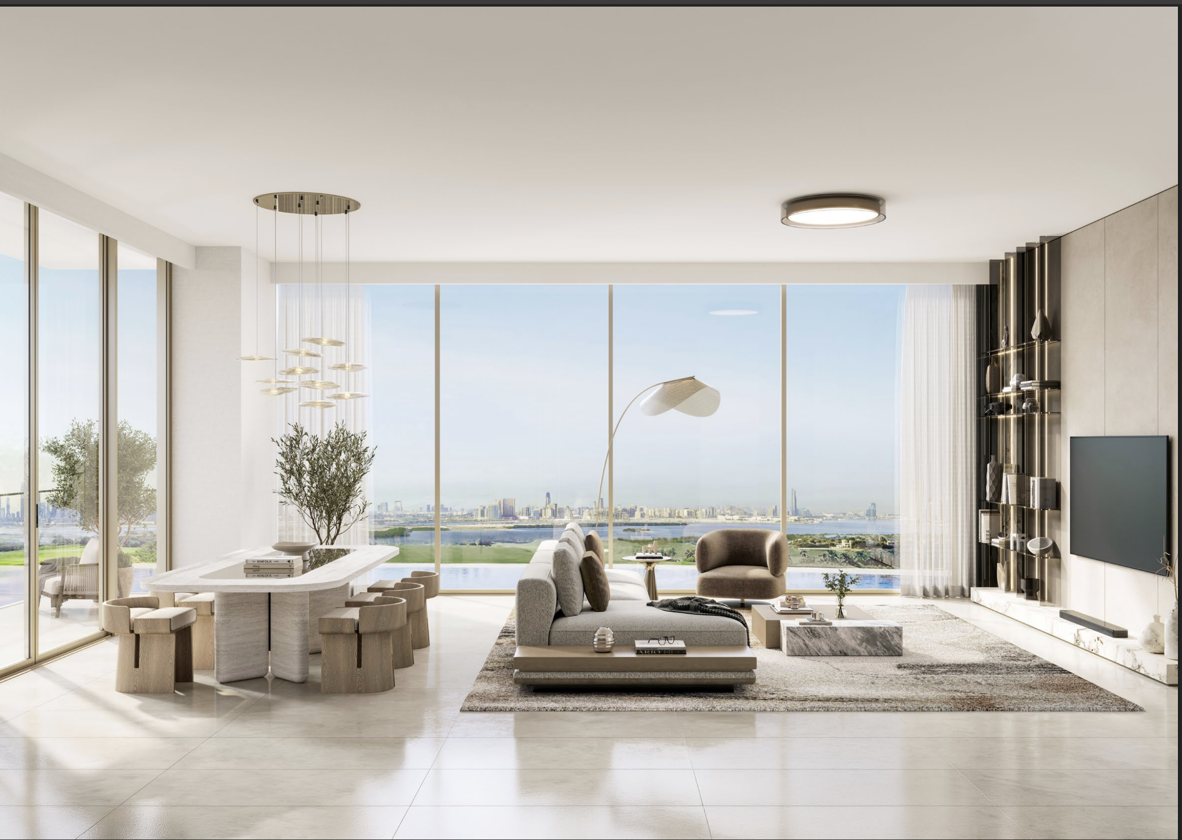 Everly Place apartment living room interior